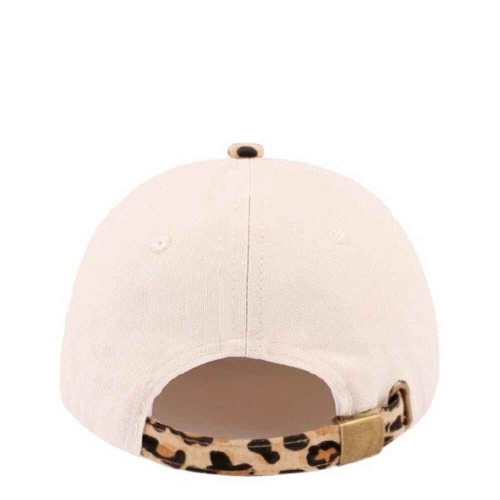 Jesus Fish Symbol & Leopard Print Hat - Picture 2 of 3